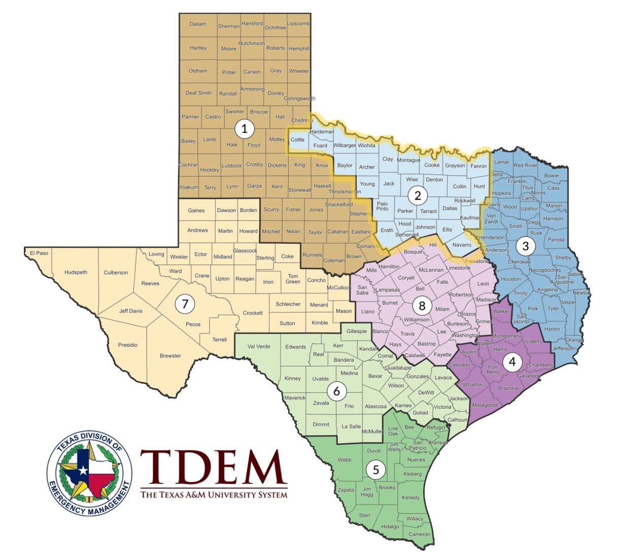 TDEM-State Region Map_01-24